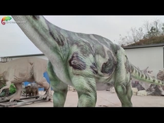 Theme Park 12M Animatronic Brontosaurus Life Size Animatronic Dinosaur Model Realistis Untuk Jurassic