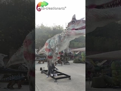 Animatronic Dinosaur Life Size Dinosaur Model Animatronic Carnotaurus Untuk Taman Hiburan