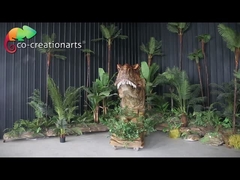 Ukuran Hidup Jurassic World Animatronic T Rex Head Dinosaur Kontrol Sensor Inframerah