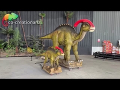 Animatronik Dinosaurus Simulasi Parasaurolophus Dengan Bayi Untuk Atraksi