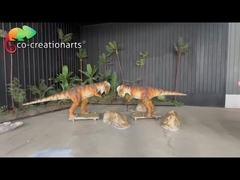 Animatronik Dinosaurus Ukuran Hidup Simulasi Pachycephalosaur Pertempuran Untuk Jurassic Tema Atraksi