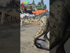 Mata Berkedip Ukuran Kehidupan Nyata Dinosaurus Ceratosaurus Model Animatronik