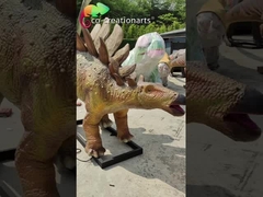 Ukuran Hidup Stegosaurus Animatronik terlihat realistis Dinosaurus Untuk dekorasi taman hiburan
