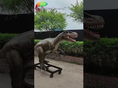 4Meter Ukuran Hidup Dinosaurus Animatronik Sunproof Allosaurus Model Untuk Pameran