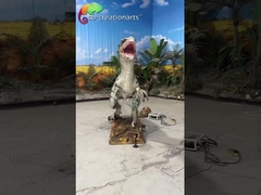 Dinosaurus animatronik velociraptor animatronik realistis