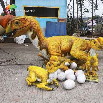 Taman Hiburan Ukuran Hidup Robot Dinosaurus Animatronik Oviraptor