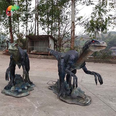 Animatronik Realistis Dinosaurus Animatronik Velociraptor Jurassic World Exhibition