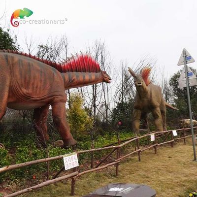 Theme Park Life Size Dinosaurus Animatronik Amargasaurus 12 Meter