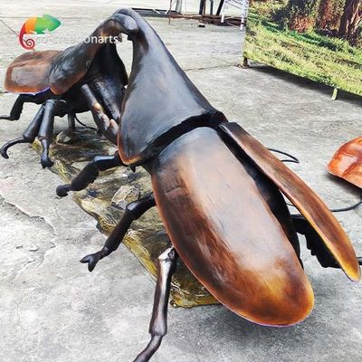 Hewan Serangga Animatronic ISO Realistis Disesuaikan Trypoxylus Dichotomus