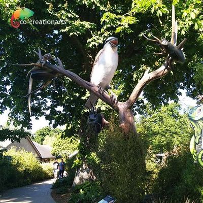 Harga yang bagus Ornamen Taman ISO Realistis Animatronik Mencari Burung Hewan Seperti Hidup on line