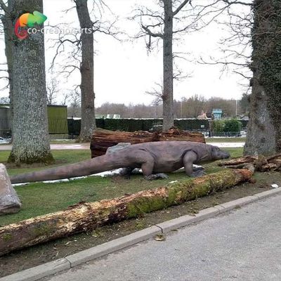 Harga yang bagus Animatronik Komodo Naga Realistis Dengan Gerak Dinamis & Habitat Alam Rincian on line