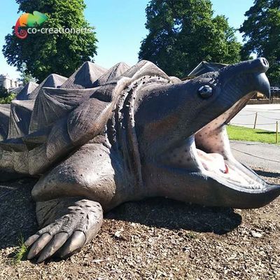 Harga yang bagus 7M Ukuran Hidup Hewan Animatronik Realistis Snapping Turtle Untuk Akuarium on line