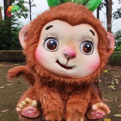 Animatronik Berukuran Kecil Monyet Mainan Taman Tema Animatronik