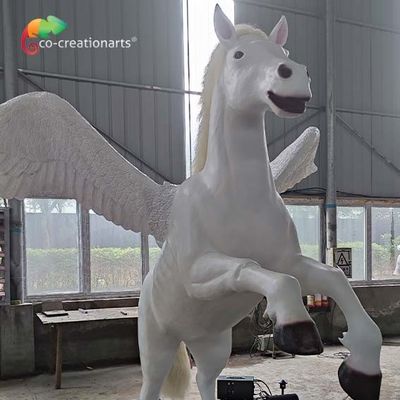 Simulasi Bukti Cuaca CE Hewan Animatronik Realistis Pegasus Fun Park Animals