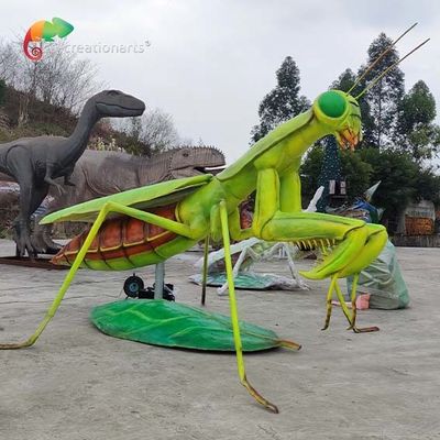 6M Simulasi Animatronic Serangga Animatronic Mantis Playground Equipment