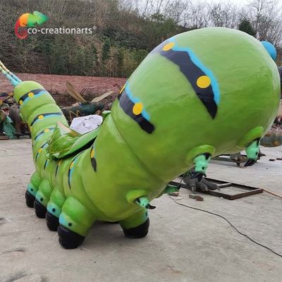 Waterproofing Animatronic Insect Animatronic Caterpillar Untuk Dekorasi Taman Tema