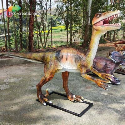 Replika Animatronic Fibreglass Kustomisasi Pribadi Model Dinosaurus Realistis