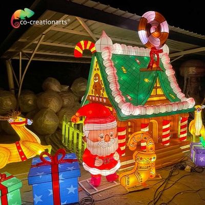 Harga yang bagus Lentera Rumah Natal Lentera Raksasa Tahan Air CE Untuk Pertunjukan on line