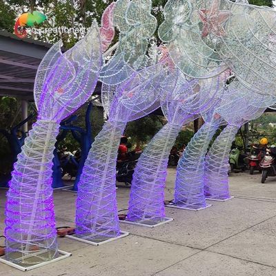 ISO Outdoor Chinese Festival Lanterns Theme Park Equipment Sun Proof