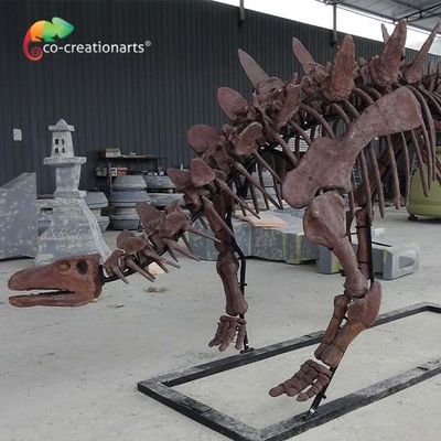 Replika Kerangka Dinosaurus Ukuran Nyata ISO Zigong Untuk Pameran Museum