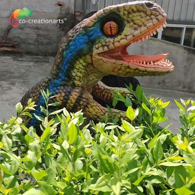 Peralatan Bermain Dinosaurus Tahan Air Boneka Dinosaurus Animatronik Untuk Taman Dino