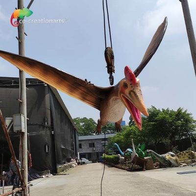 Harga yang bagus Dinosaurus Taman Hiburan Animatronic Pterosaurus Jurassic Tahan Air 1,2 meter on line