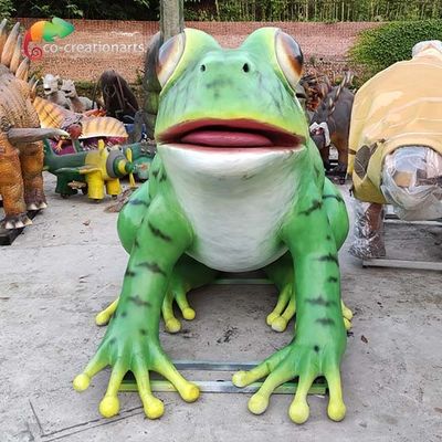 Hewan Katak Animatronik Raksasa yang Disesuaikan Realistis Untuk Pameran Hiburan