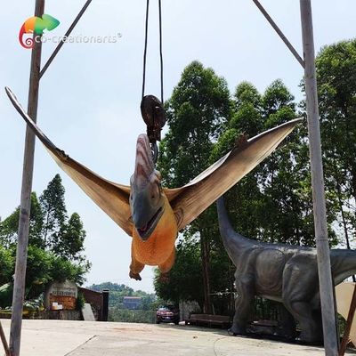 Harga yang bagus Pameran Luar Ruang Ukuran Hidup Animatronic Dinosaurs Pterosaurus Waterproofing on line