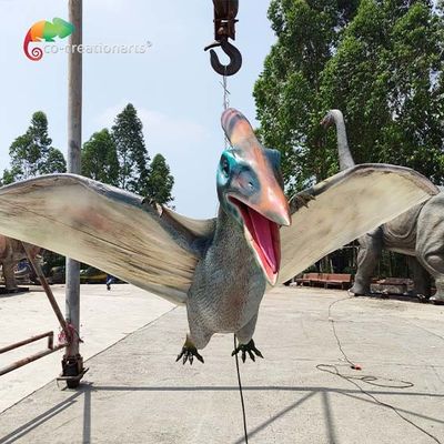 1.2 Meter Animatronic Pterosaurus Taman Hiburan Dinosaurus Sunproof