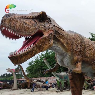 Harga yang bagus Dinosaurus Animatronik Ukuran Hidup 9M Jurassic World T Rex Animatronic Snowproof on line