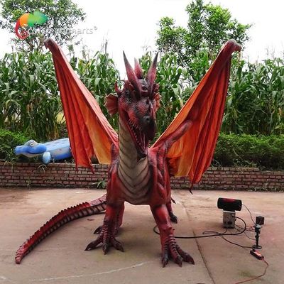 Pameran Tema Luar Ruangan CE Animatronic Dragons Life Size Dragon Untuk Taman Hiburan
