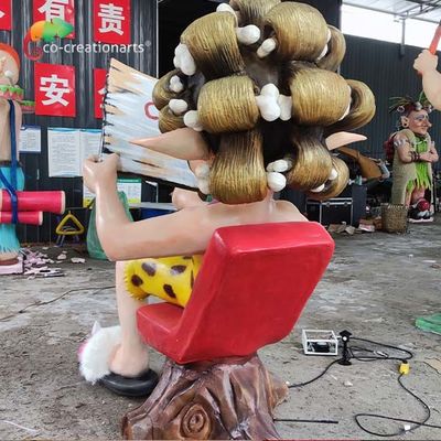 Patung Karakter Kartun Animatronics Custom Made Tahan Hujan Untuk Pertunjukan Taman