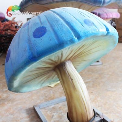 Jamur Animatronic Fiberglass Sangat Tahan Lama Diterangi Hewan Di Taman Hiburan