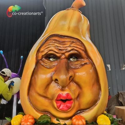 Kepala Labu Animatronik Tinggi 0,8 Meter Dapat Dilepas Untuk Taman Hiburan