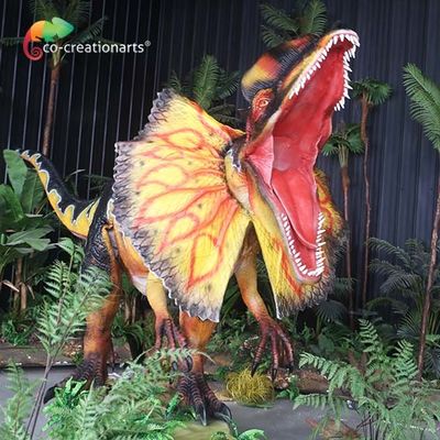 Harga yang bagus Jurassic World Dilophosaurus Ukuran Hidup Dinosaurus Animatronik Tenaga Listrik on line