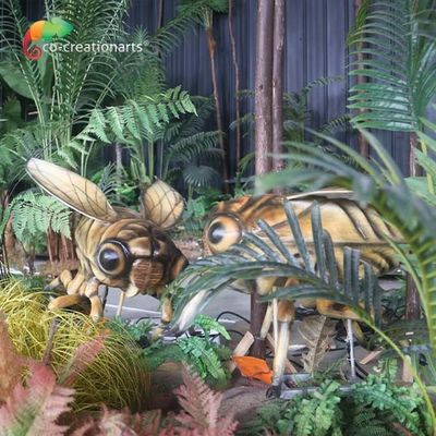 Dekorasi Taman Cicada Animatronic Serangga Gerakan Manusia Hidup
