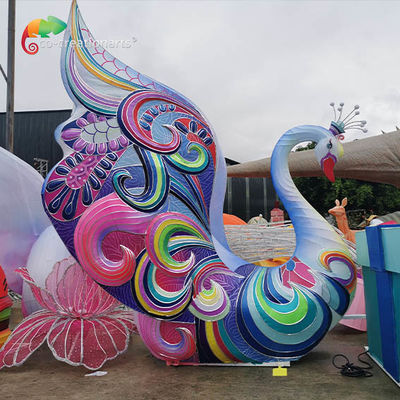 Swan Dekorasi Cina Festival Lampu Lampu Dengan Led Sumber Cahaya Festival of Lights