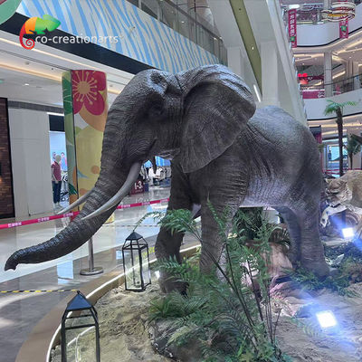 Replika Hewan Animatronik Gajah Animatronik Untuk Dekorasi Taman Hiburan