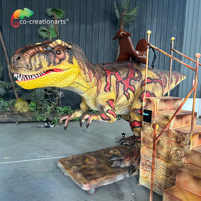 Harga yang bagus Ukuran Hidup T-Rex Animatronik Mesin Pembuangan Dinosaurus Peralatan Taman Permainan Untuk Anak-anak on line