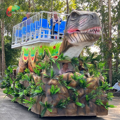 Animatronic T-Rex Terapung Mobil Dinosaurus Animatronic Untuk Taman Hiburan Dekorasi Peralatan Festival