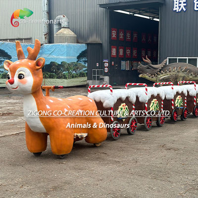 Harga yang bagus Disesuaikan Natal rusa skuter atraksi untuk pusat perbelanjaan taman bermain atraksi on line