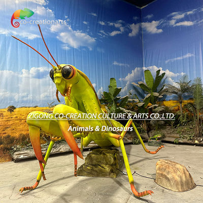 Simulasi Mantis Animatronik Serangga Serangga yang Bisa Dipindahkan Untuk Atraksi Taman Hiburan
