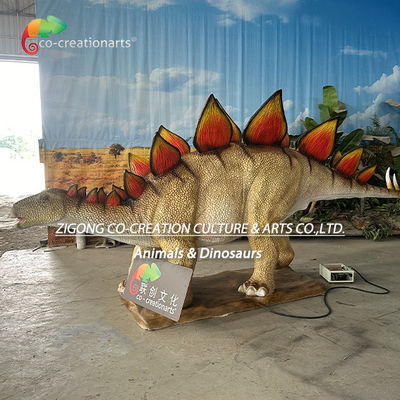 Dinosaurus Animatronik yang Realistis Stegosaurus: Kulit Tekstur, Roar Dinamis & Lembar Belakang yang Seram Untuk Pameran Immersif