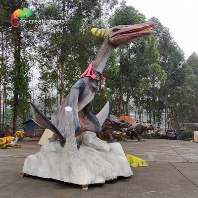Harga yang bagus Peralatan Taman Bertema Model Dinosaurus Ukuran Hidup Realistis Model Animatronik Dinosaurus Pterosauria on line