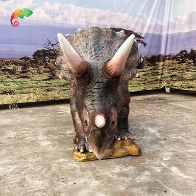 Harga yang bagus Waterproof Animatronic Triceratops Life Size Animatronic Dinosaur Untuk Taman Hiburan on line