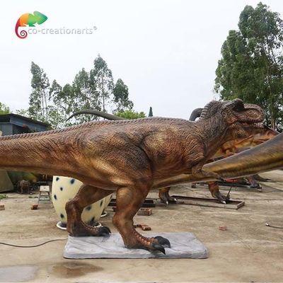 Harga yang bagus Life Size Animatronic Dinosaur T-Rex Realistic Dinosaur Model For Amusement Park on line