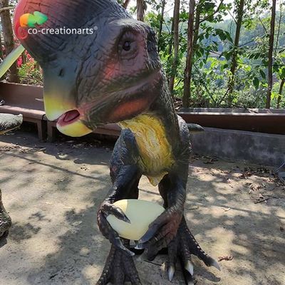 Harga yang bagus Simulasi 3M Oviraptor Dinosaurus Animatronik Ukuran Kehidupan Nyata Dengan Suara Hidup on line