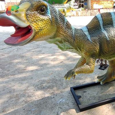 Kepala Rotasi Ukuran Hidup Simulasi Dinosaurus Animatronik Hadrosauridae