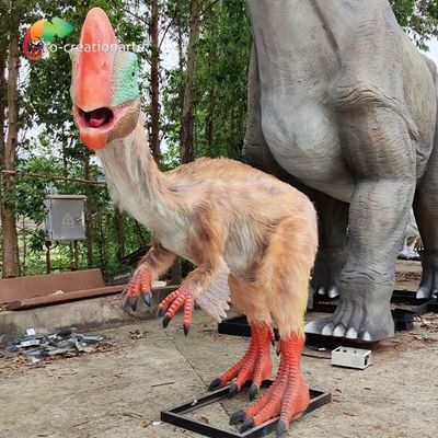 Harga yang bagus Oviraptor Model Dinosaurus Animatronik Realistis Dinosaurus Buatan Tahan Matahari on line