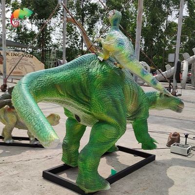 Harga yang bagus Dinosaurus Animatronik Ukuran Hidup Realistis Iguanodon Model Tahan Cuaca on line